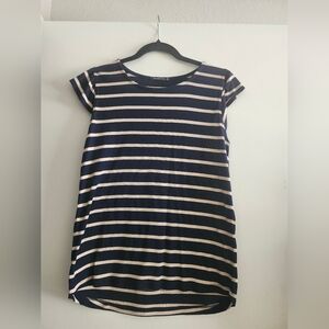 Stitch Fix Staccato Navy Striped Knit Top